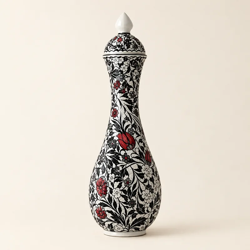 El Yapımı Çini Vazo